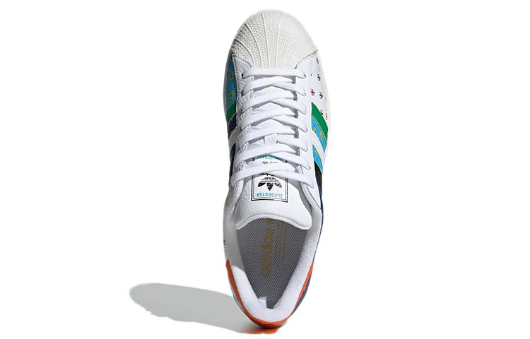 Size x Adidas Superstar City Series Tribute Footwear White Green