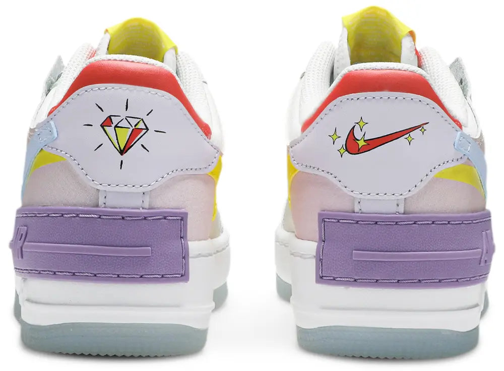 Air Force 1 Shadow White Hydrogen Blue Purple