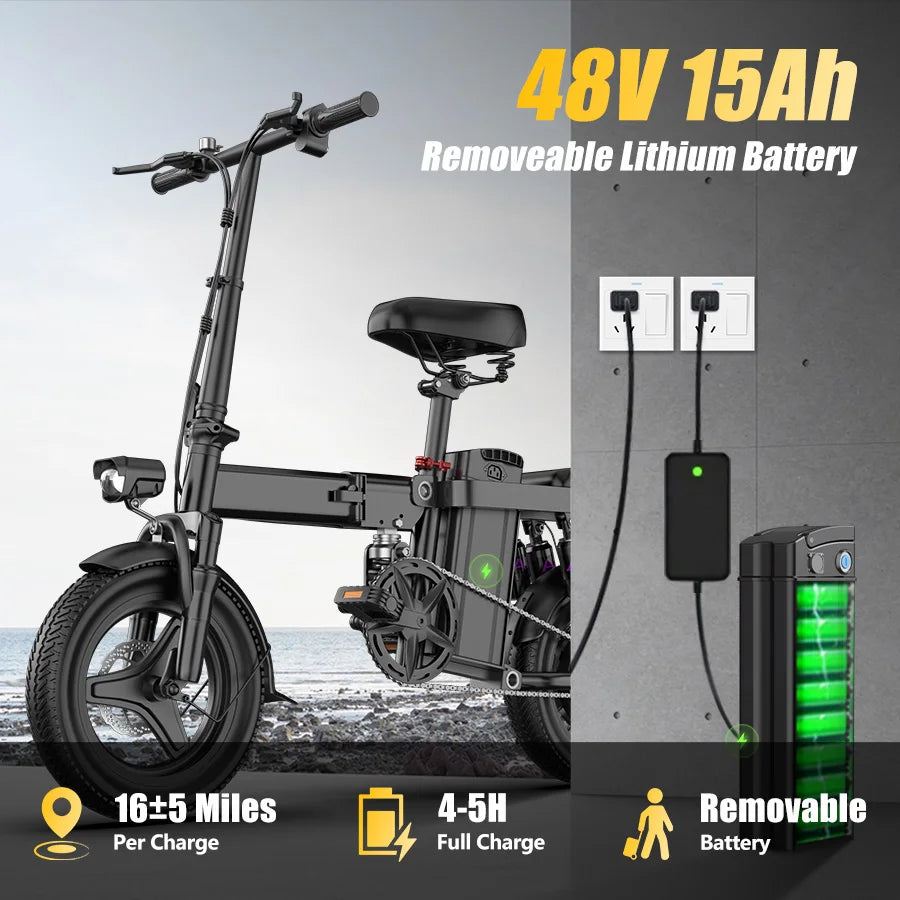  500W Foldable Ebike 