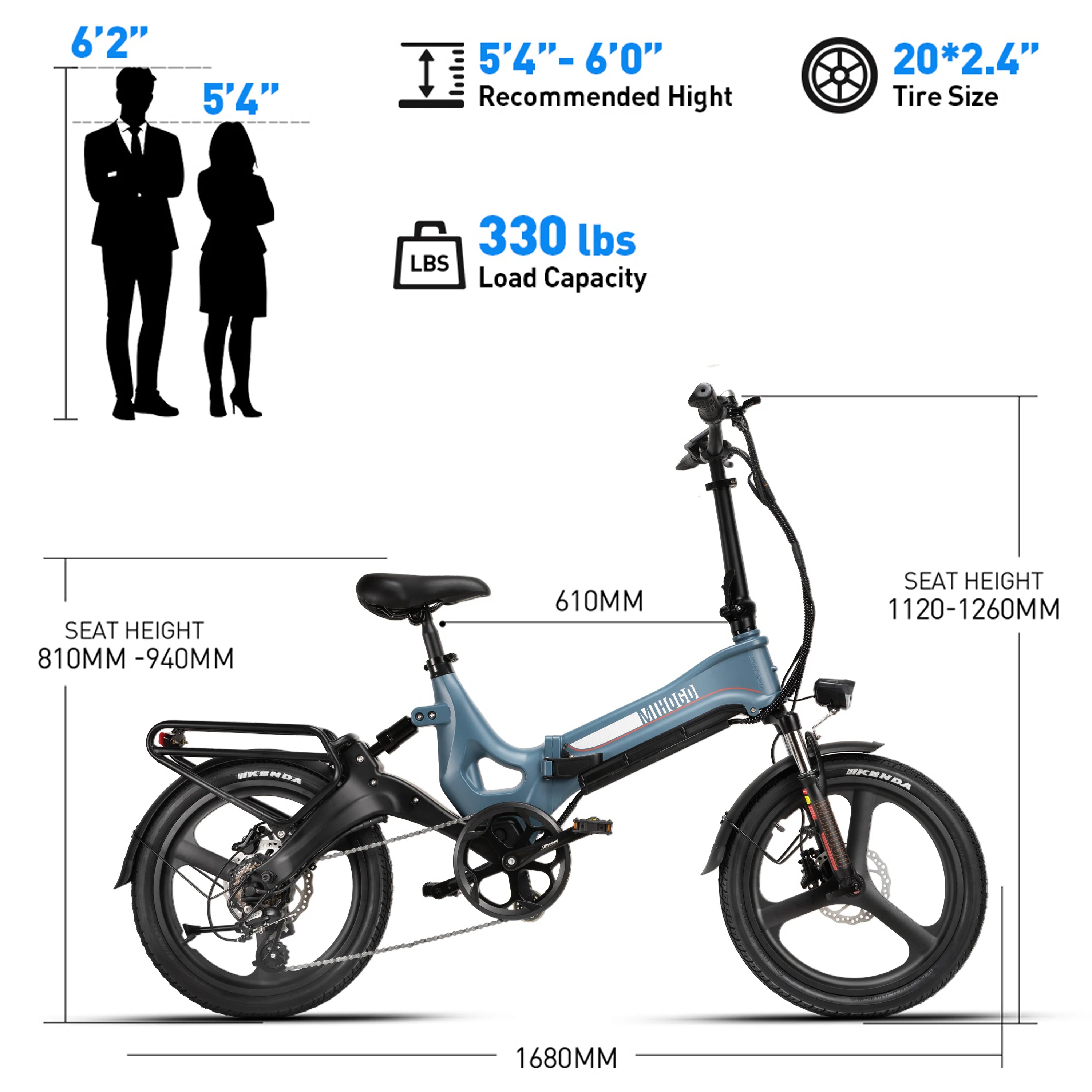 Hong Ding Folding  E-Bike