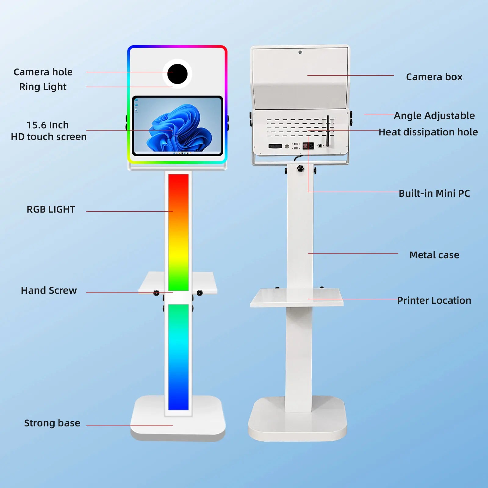 2025 Vanya 15.6 Inch Dslr Photo Booth
