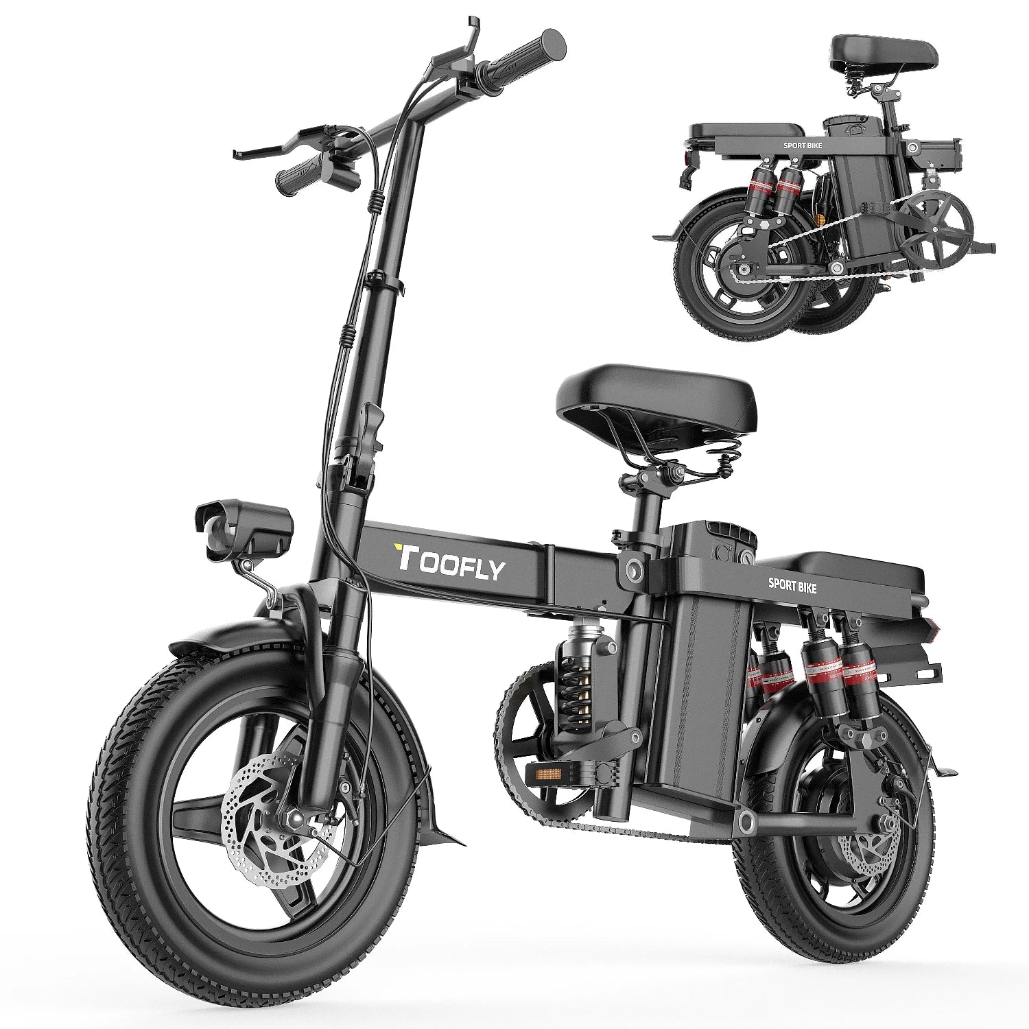  500W Foldable Ebike 