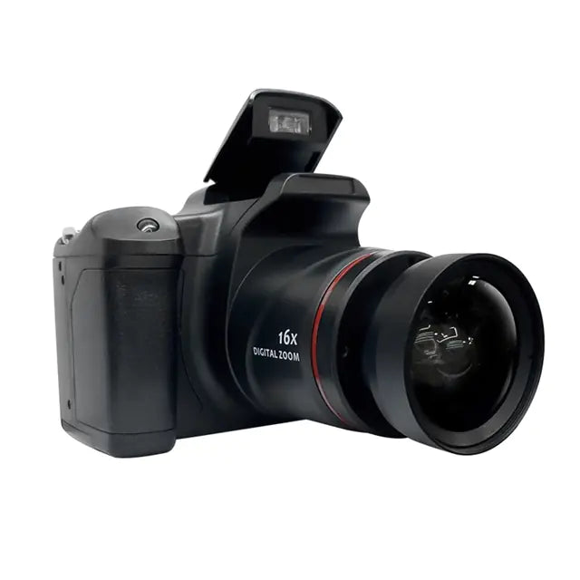 Portable SLR Digital Camera with 16x Zoom Lens