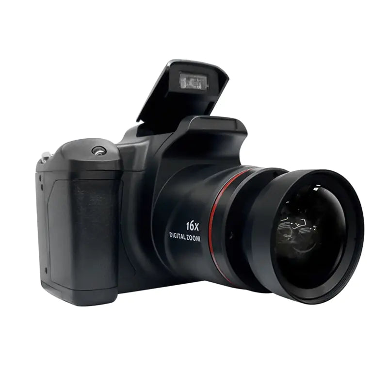 Portable SLR Digital Camera with 16x Zoom Lens